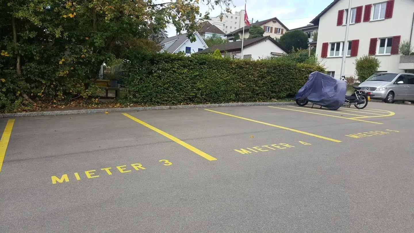 Parkplatz im Freien mieten - Sonnenstrasse 11, 5415 Nussbaumen AG