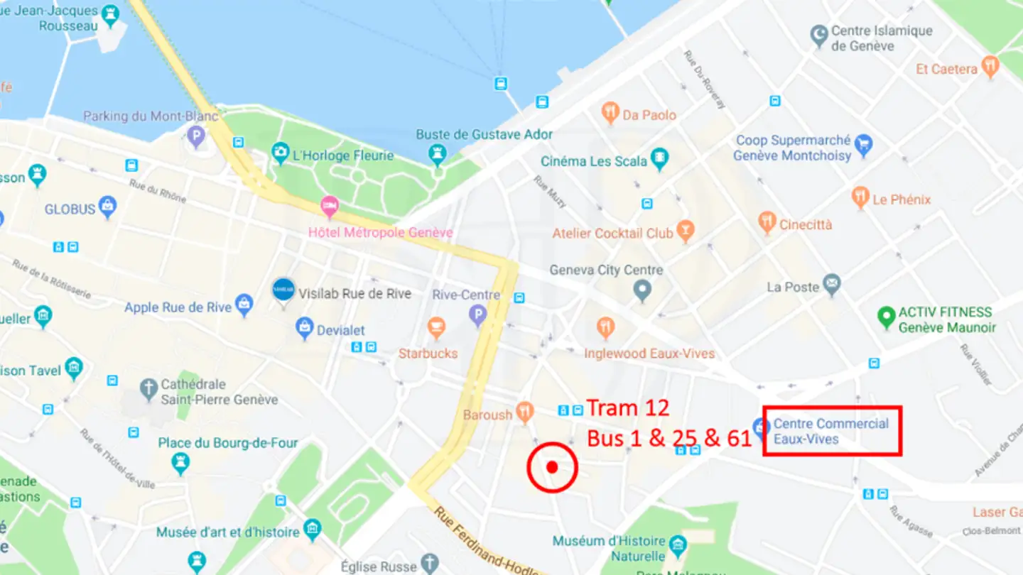 Tiefgaragenstellplatz mieten - Rue Adrien-Lachenal 10, 1207 Genève