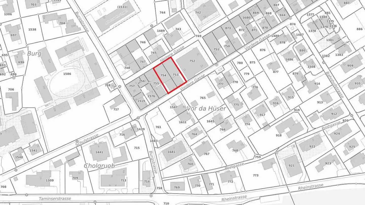 Constructible plot for sale - Vordere Gasse 7, 7012 Felsberg - Photo 3