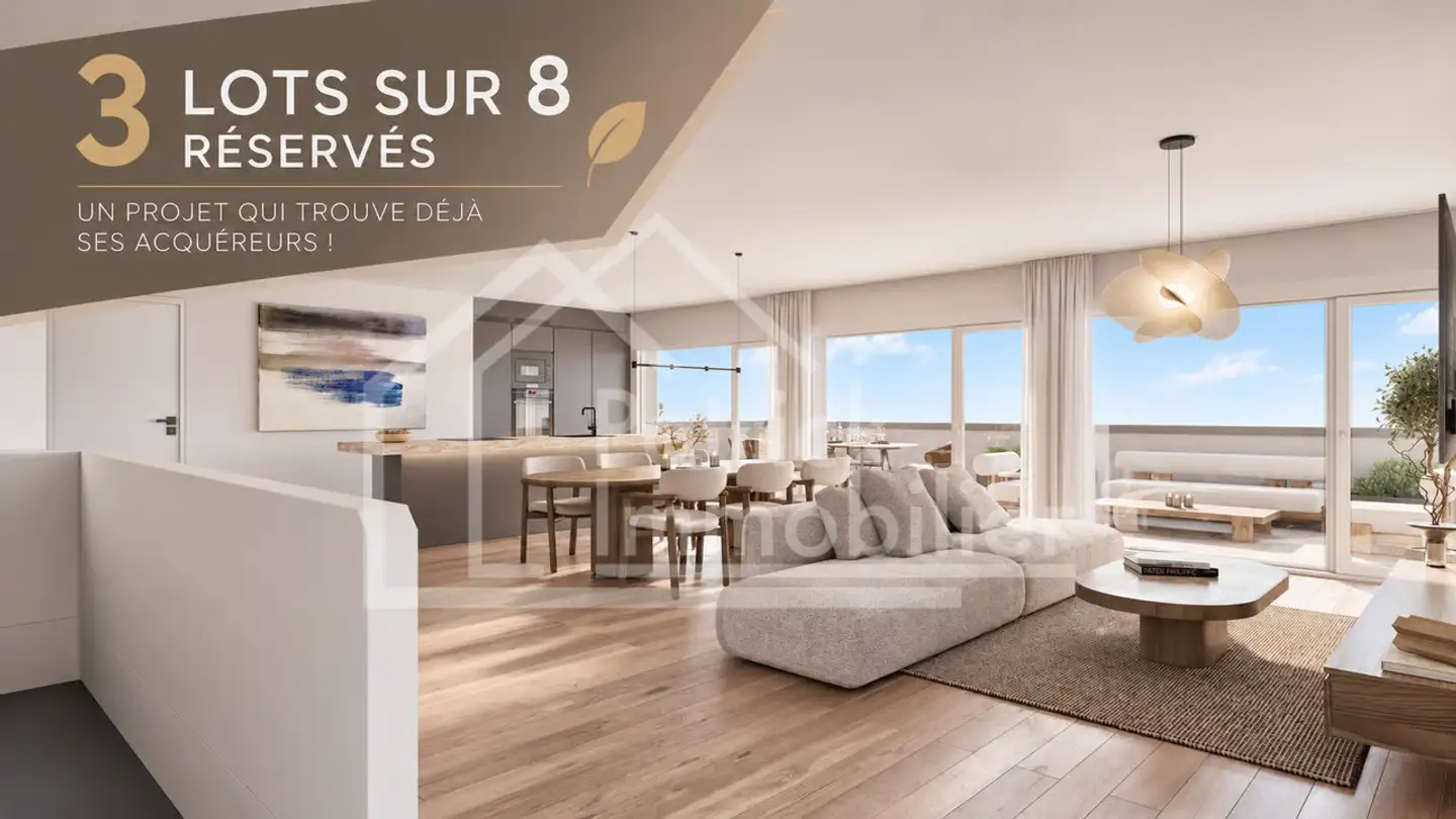 Terrassenwohnung kaufen - Route De La Bagne 13, 1753 Matran