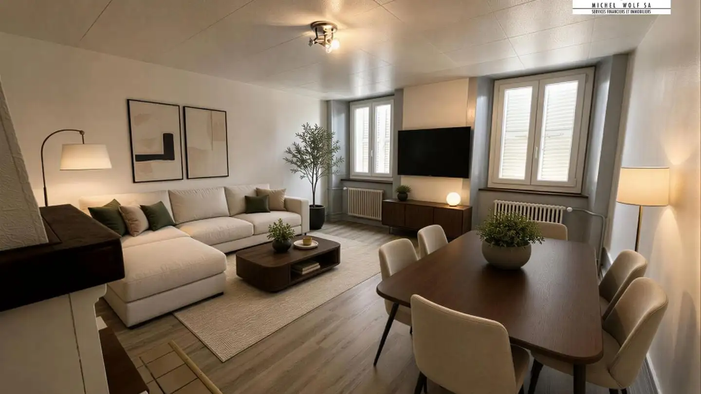 Wohnung mieten - Rue Fritz-Courvoisier 36, 2300 La Chaux-de-Fonds