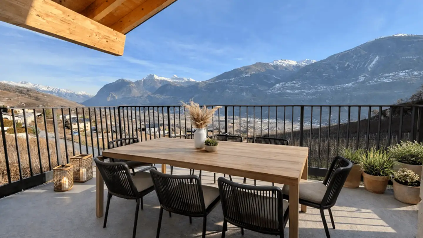 Appartamento in affitto - Chemin Du Creux De Flanthey 12, 3978 Flanthey