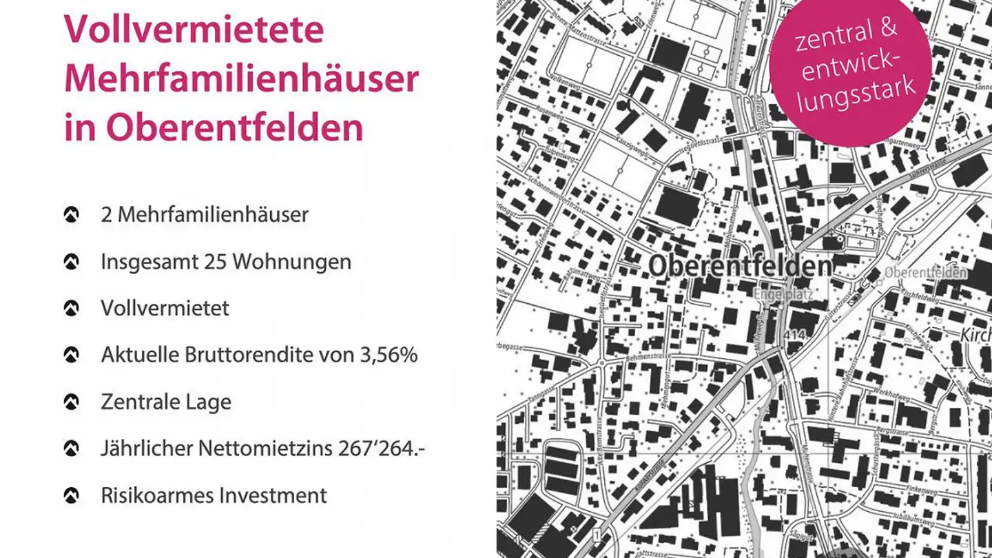 Immeuble résidentiel à vendre - 5036 Oberentfelden