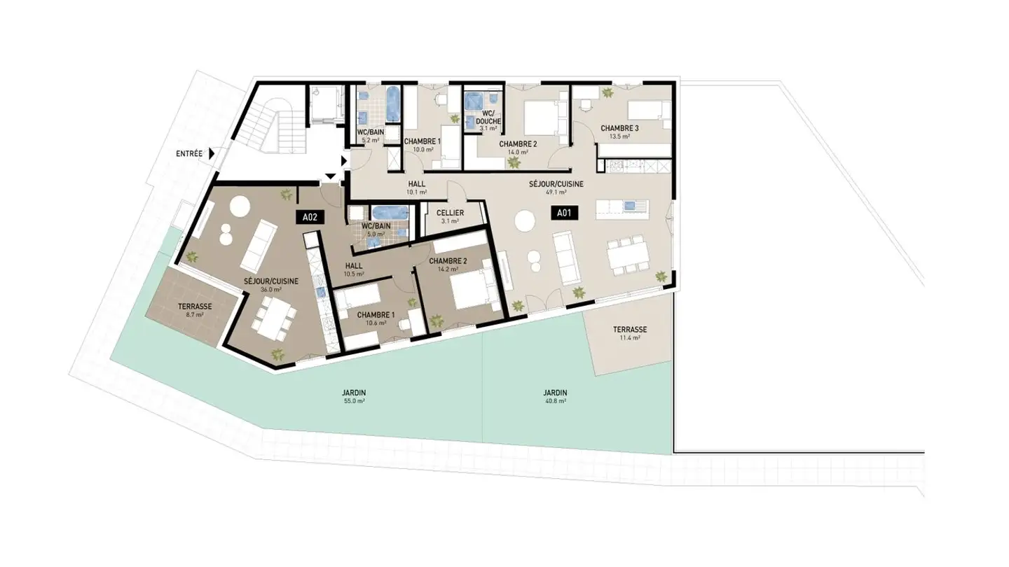 Stepped apartment for sale - 1800 Vevey - Photo 4