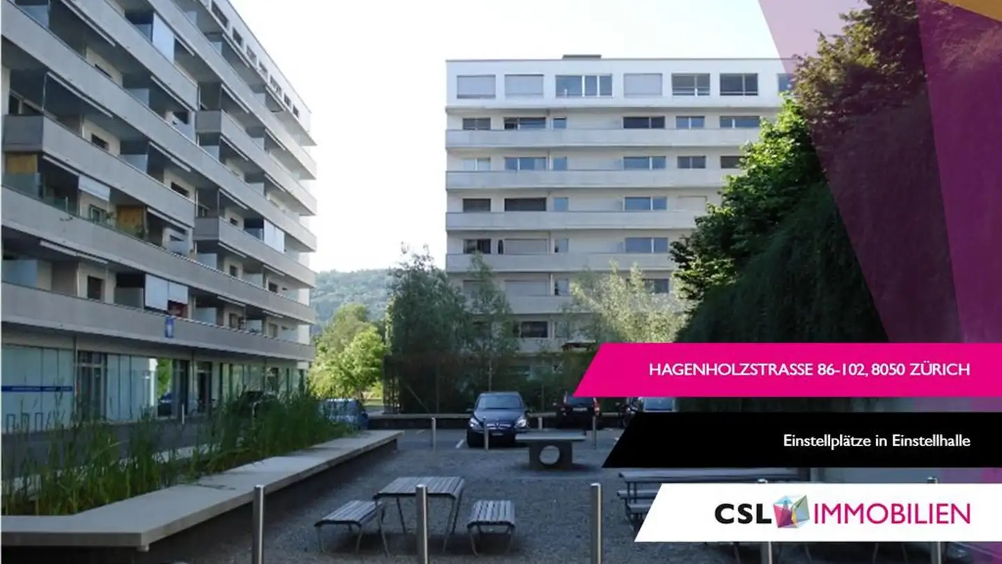 Tiefgaragenstellplatz mieten - Hagenholzstrasse, 8050 Zürich