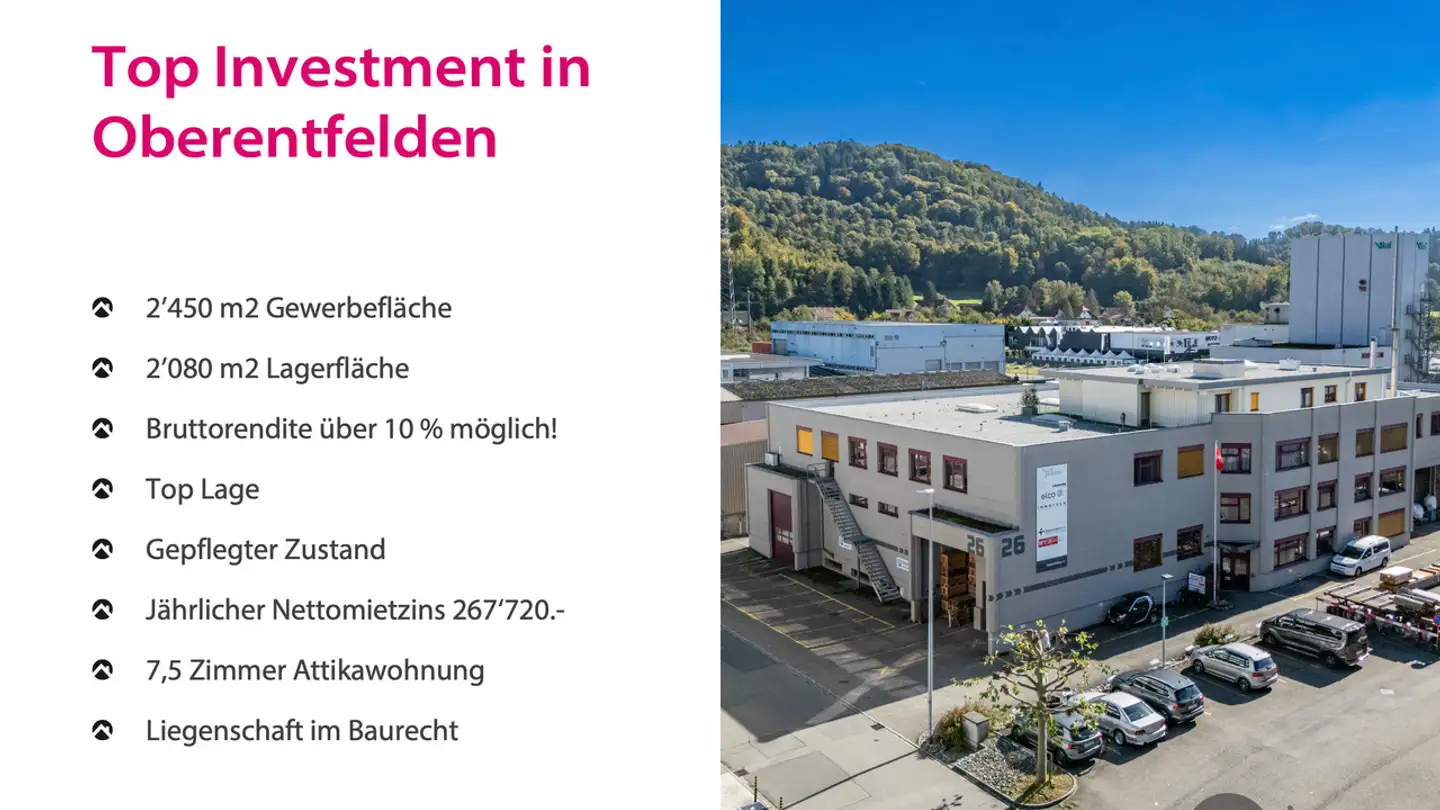 Commerciale in vendita - 5036 Oberentfelden