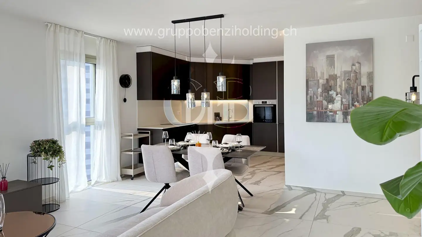 Appartement en terrasse à vendre - Via Al Ponte 25, 6900 Massagno - Photo 3