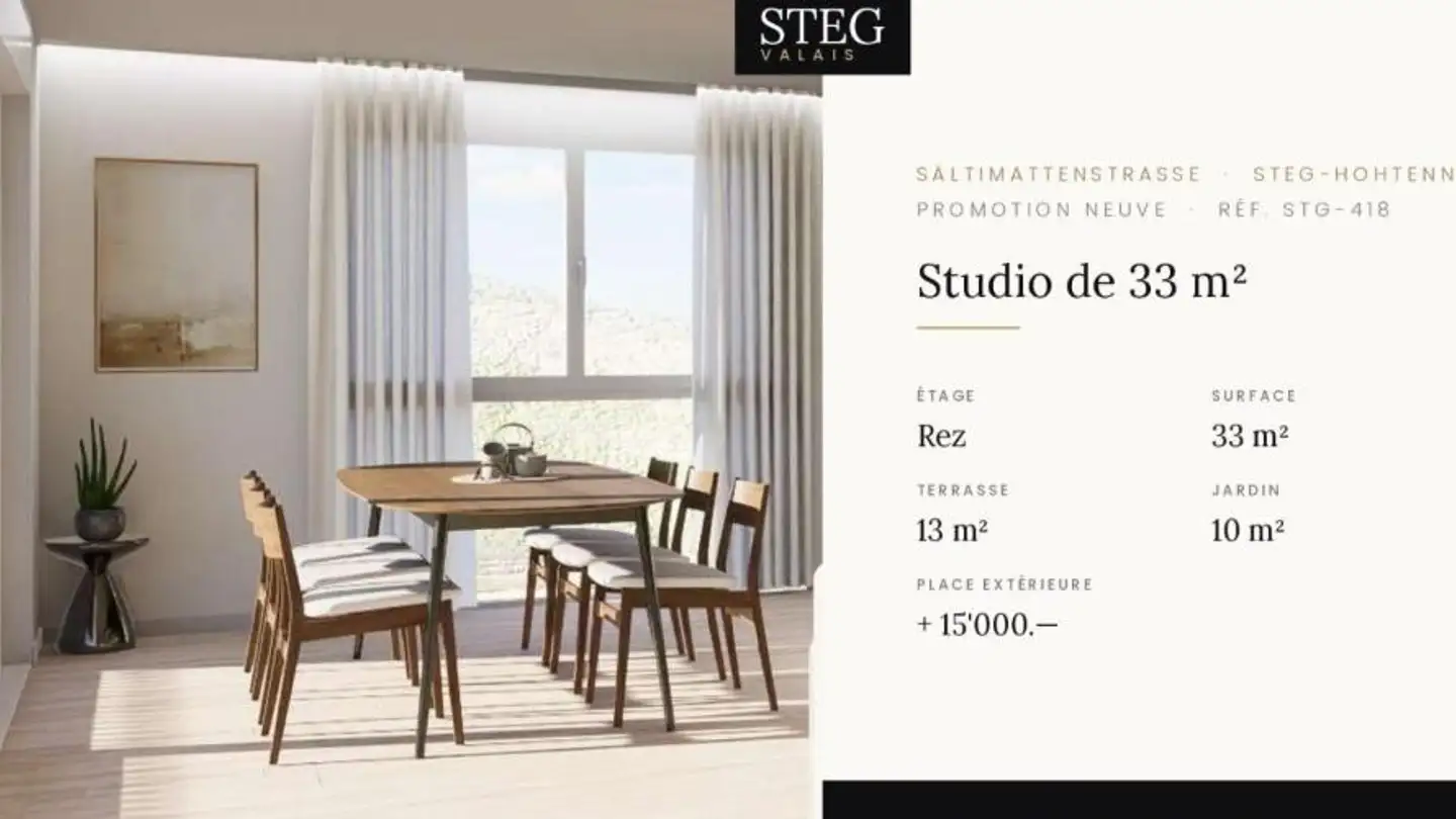 Apartment for sale - Sältimattenstrasse, 3940 Steg VS
