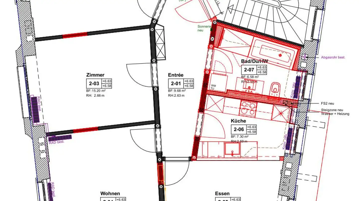 Appartement à louer - Grabenstrasse 1, 6004 Luzern - Photo 2