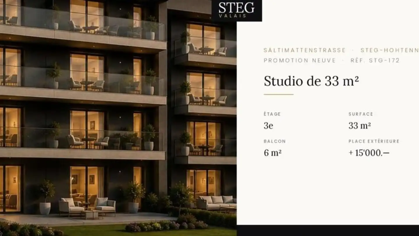 Apartment for sale - Sältimattenstrasse, 3940 Steg VS