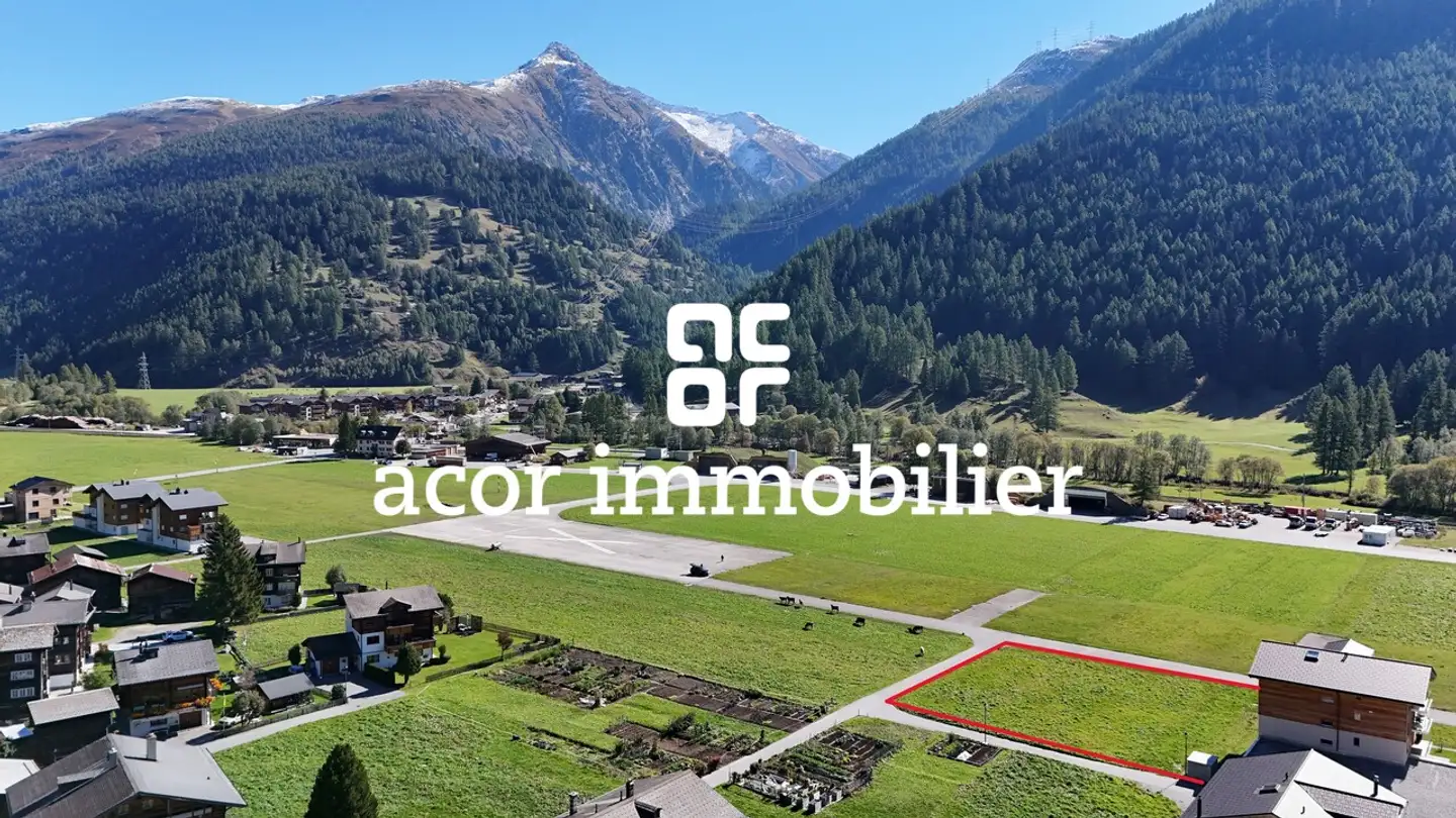 Constructible plot for sale - 3988 Ulrichen