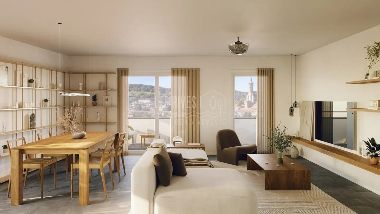 Apartment for rent - Le Gottau 12, 1618 Châtel-St-Denis - Photo 4