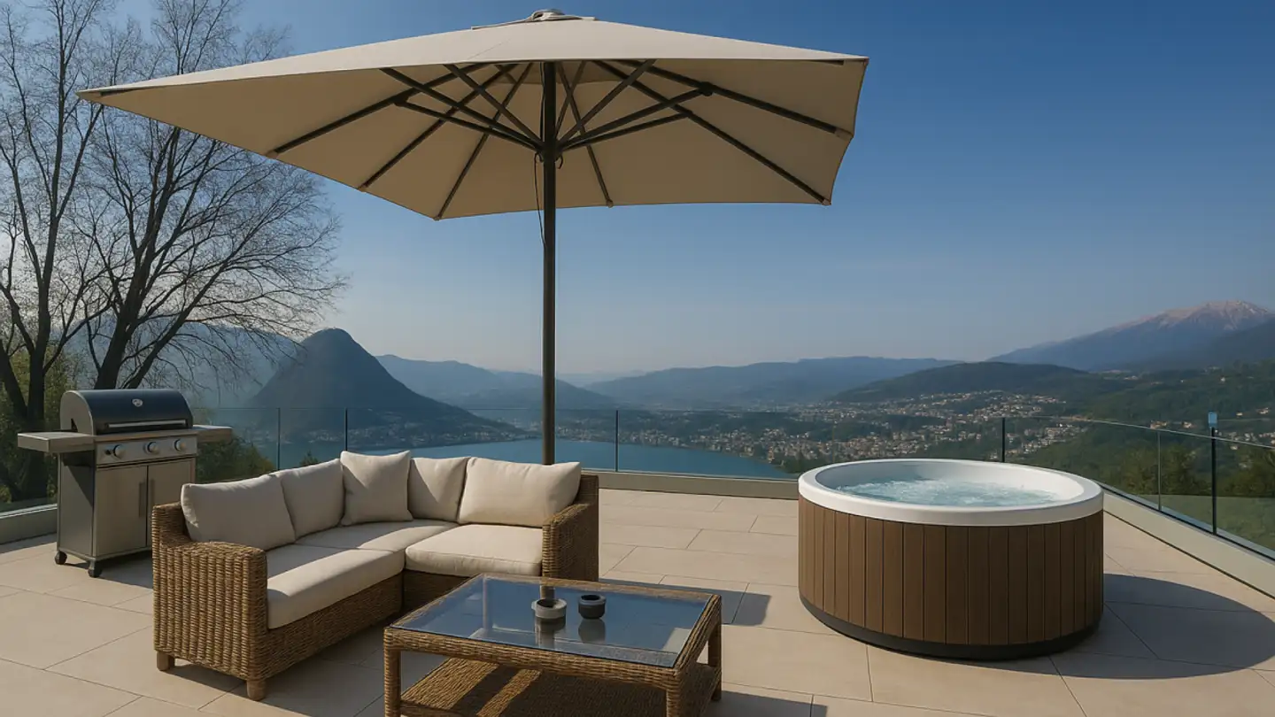 Villa à vendre - Via Bassone 2, 6974 Aldesago