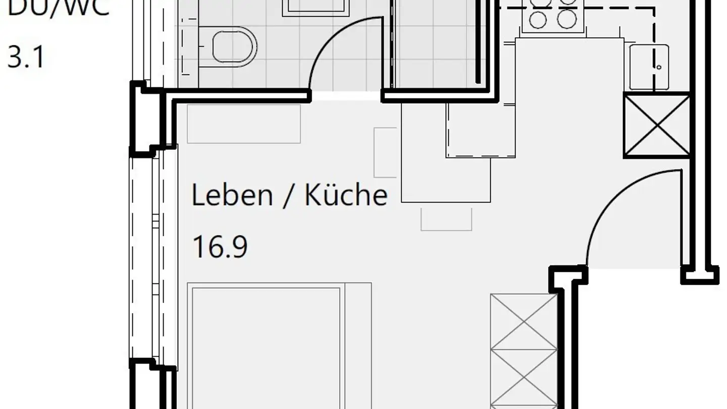 Wohnung mieten - 9500 Wil SG - Foto 3