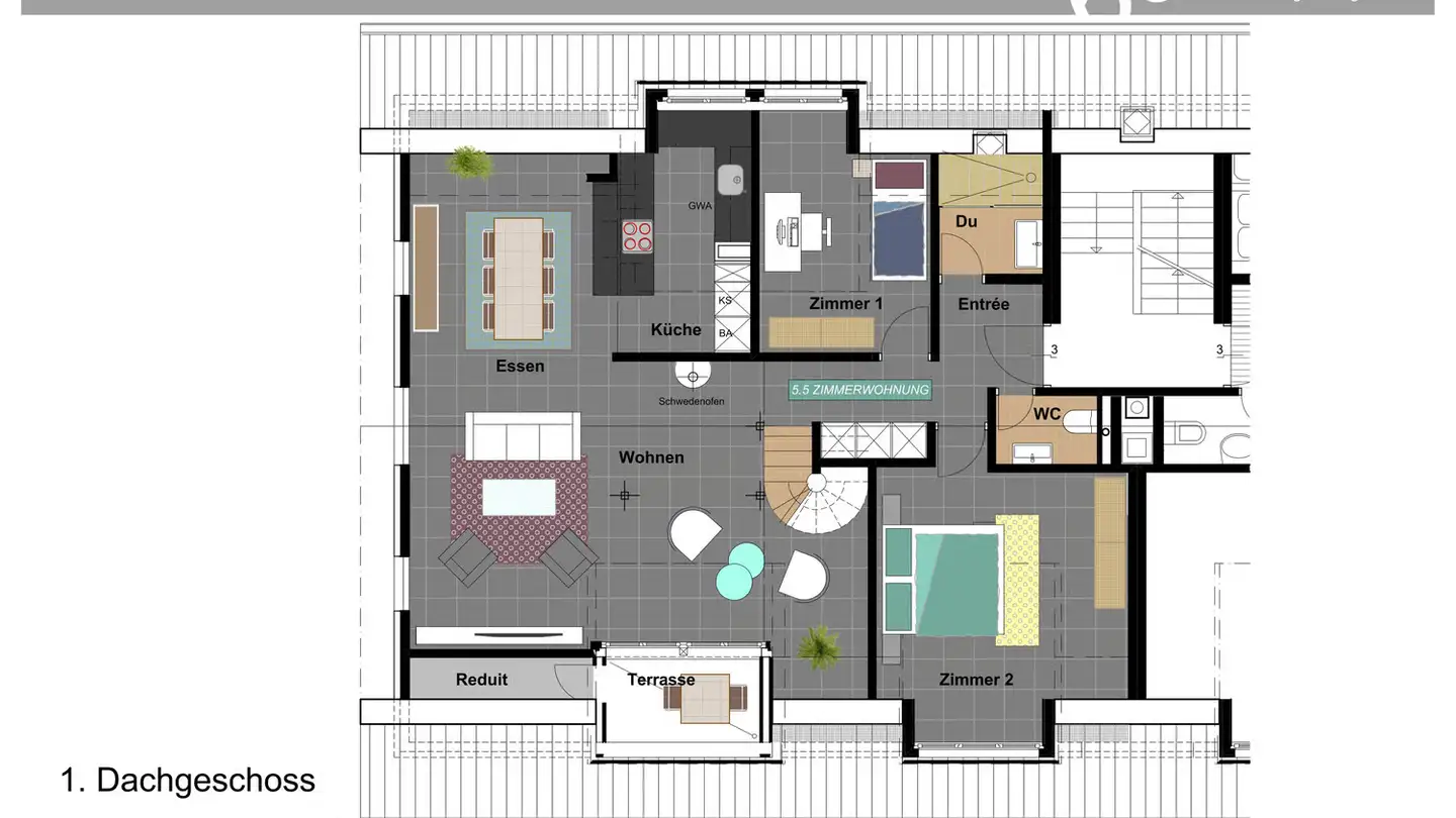Maisonette mieten - Grundhofstrasse 68, 8404 Stadel (Winterthur)