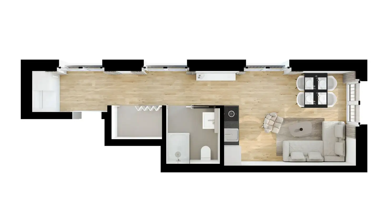 Studio à louer - Meiershofstrasse 9b, 8600 Dübendorf - Photo 2