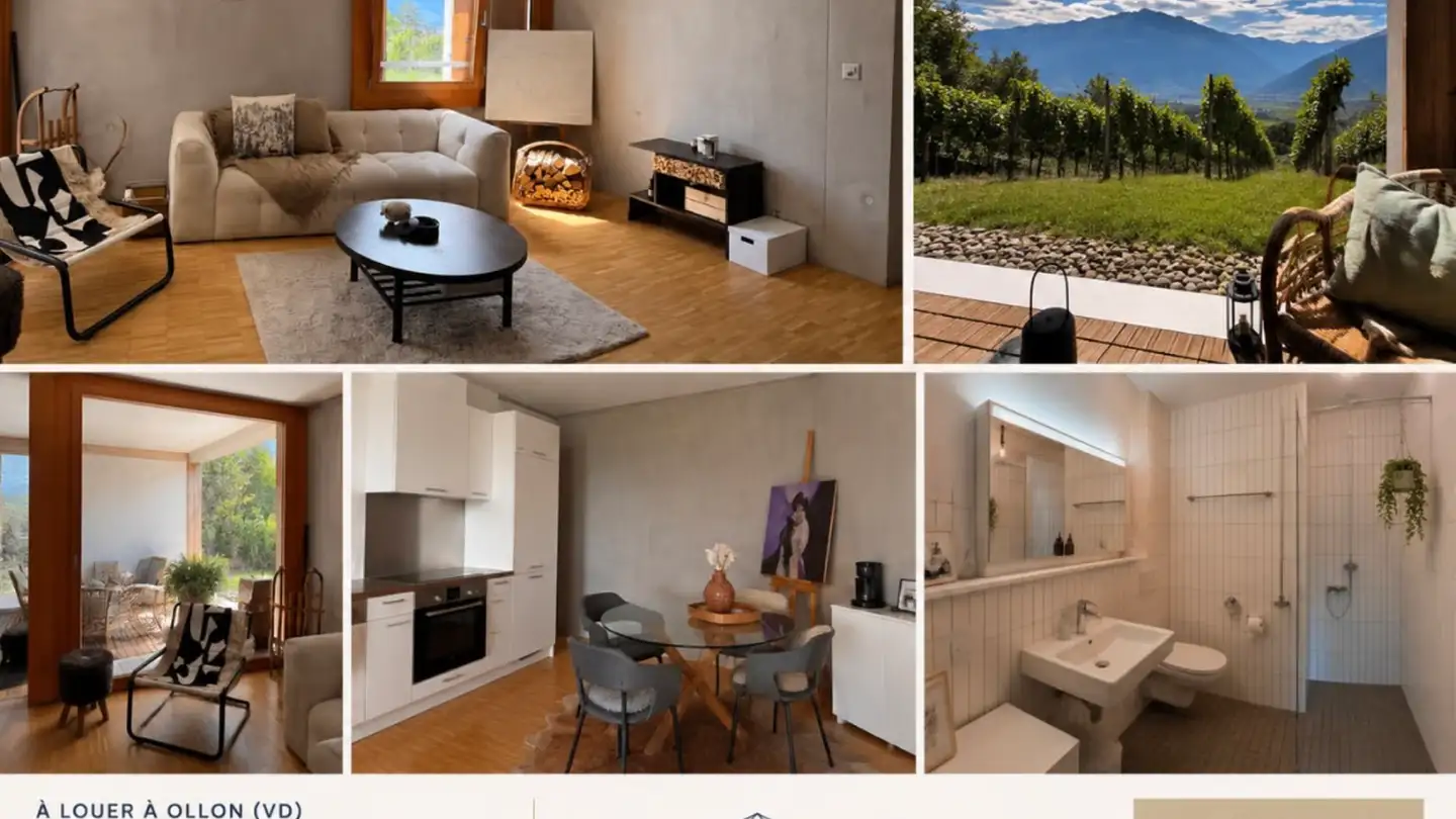 Appartement à louer - Route De Villars 17, 1867 Ollon VD