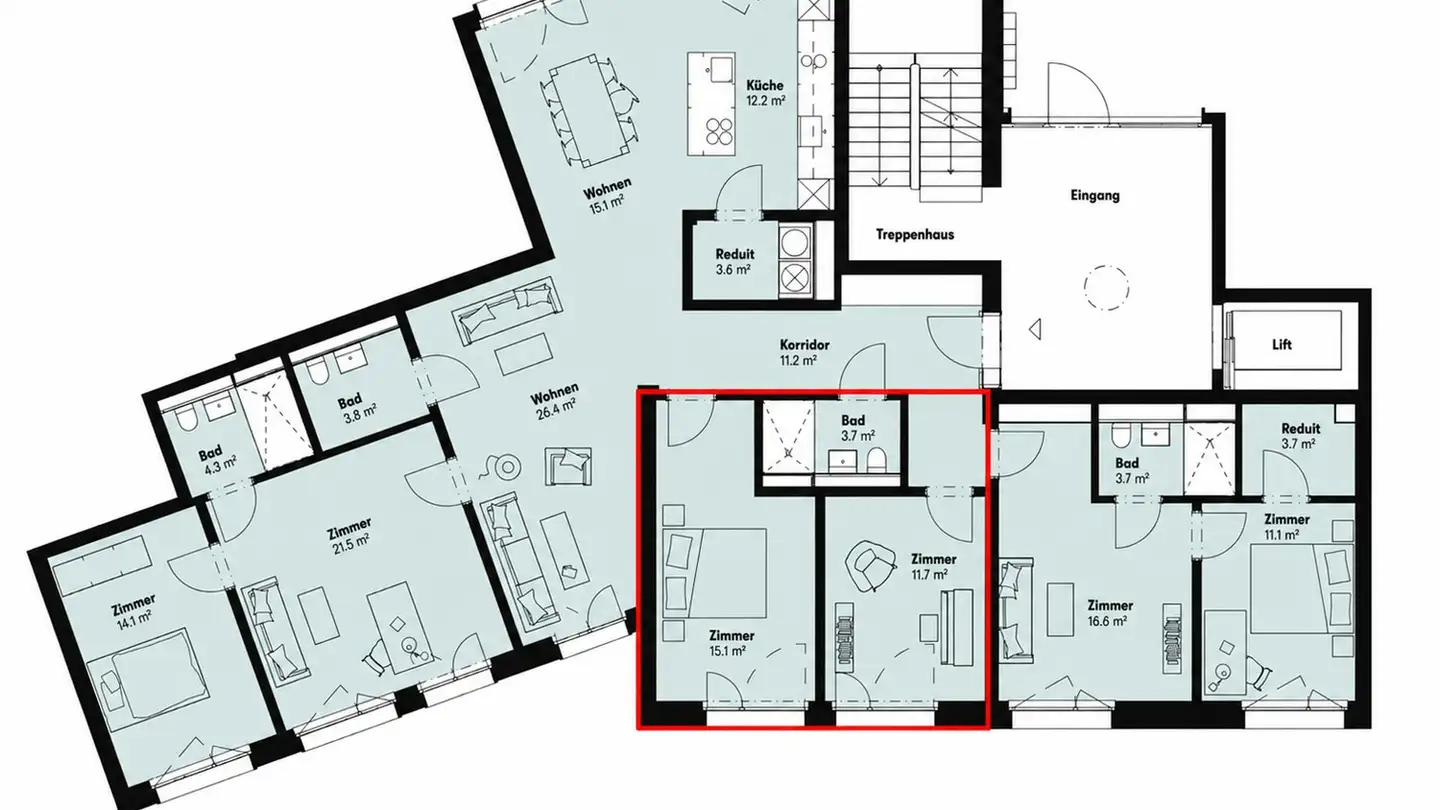 Single room for rent - 8706 Meilen - Photo 3