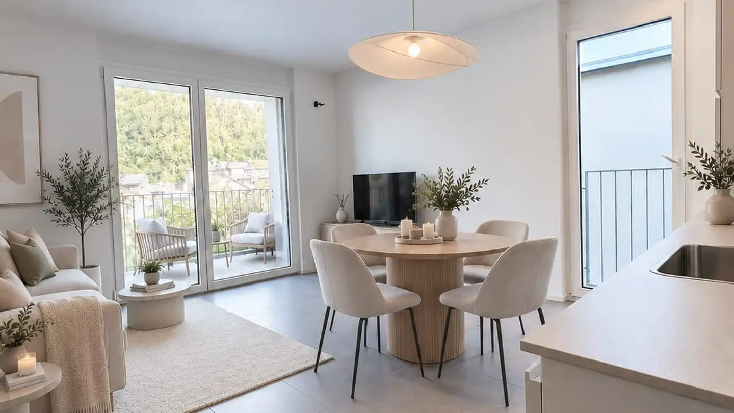 Stepped apartment for rent - Caraa Di Cavài 25, 6535 Roveredo GR - Photo 2