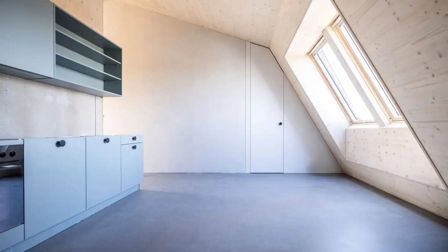 Dachgeschosswohnung mieten - Kleinhüningeranlage 17, 4057 Basel