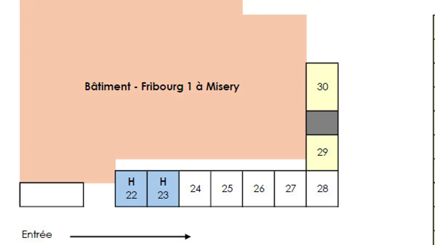 Outdoor parking space for rent - Route De Fribourg 1, 1721 Misery - Photo 3