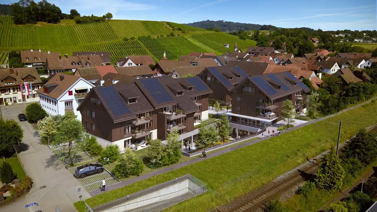 Wohnung mieten - Dorfstrasse 20b, 8447 Dachsen