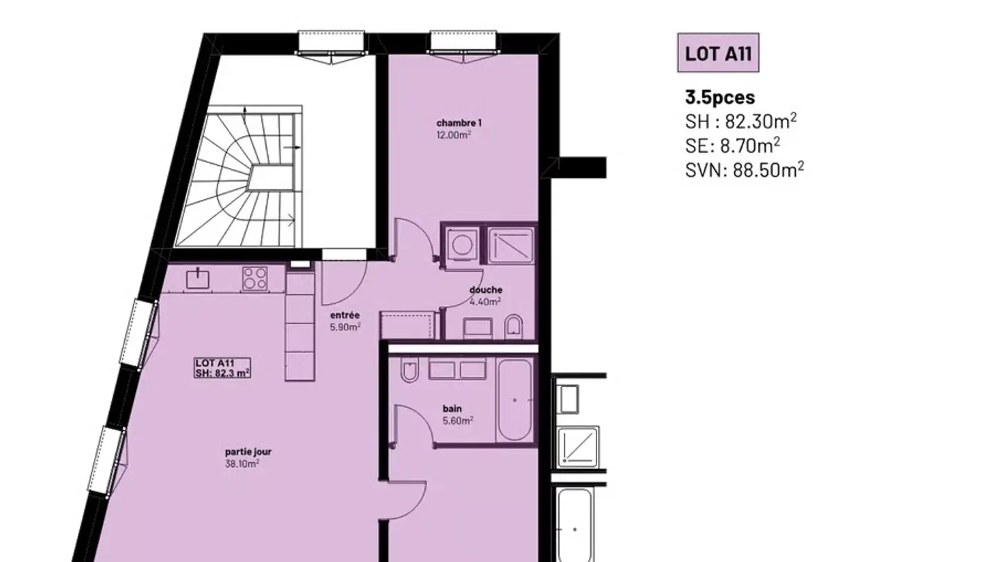 Appartamento in affitto - Route De Planafaye 106, 1752 Villars-sur-Glâne - Foto 4