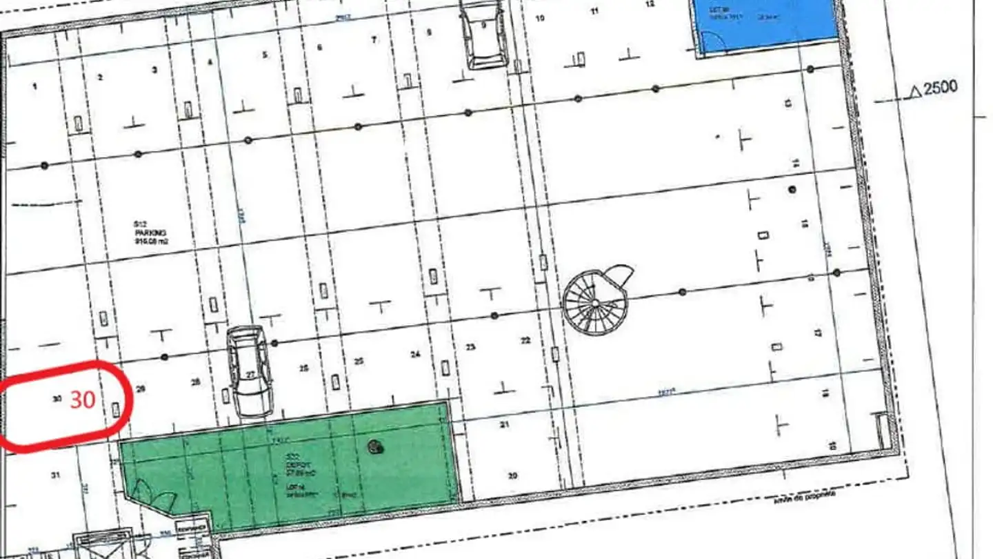 Einzelgarage mieten - Avenue Beauregard 10, 1700 Fribourg - Foto 2