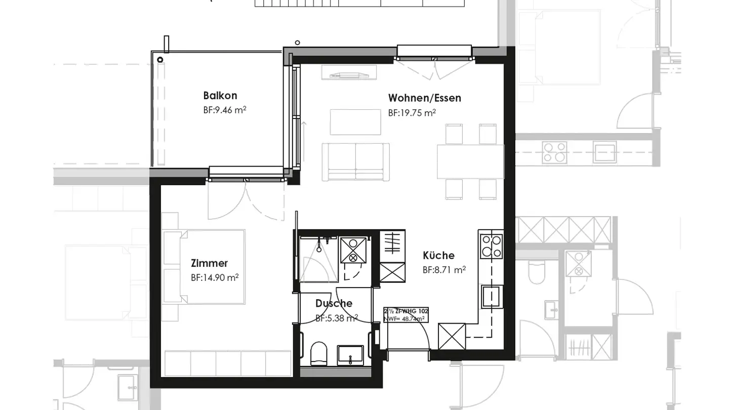 Appartamento in affitto - Schlosstalstrasse 164, 8408 Winterthur - Photo 3