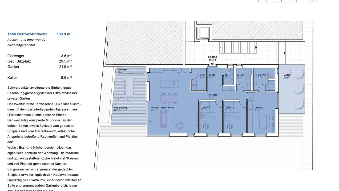 Maisonette-Wohnung kaufen - Höhewäg 12, 8197 Rafz - Foto 3