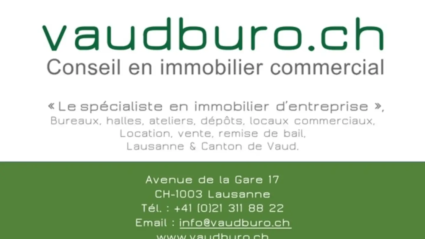 Storage space for rent - 1004 Lausanne