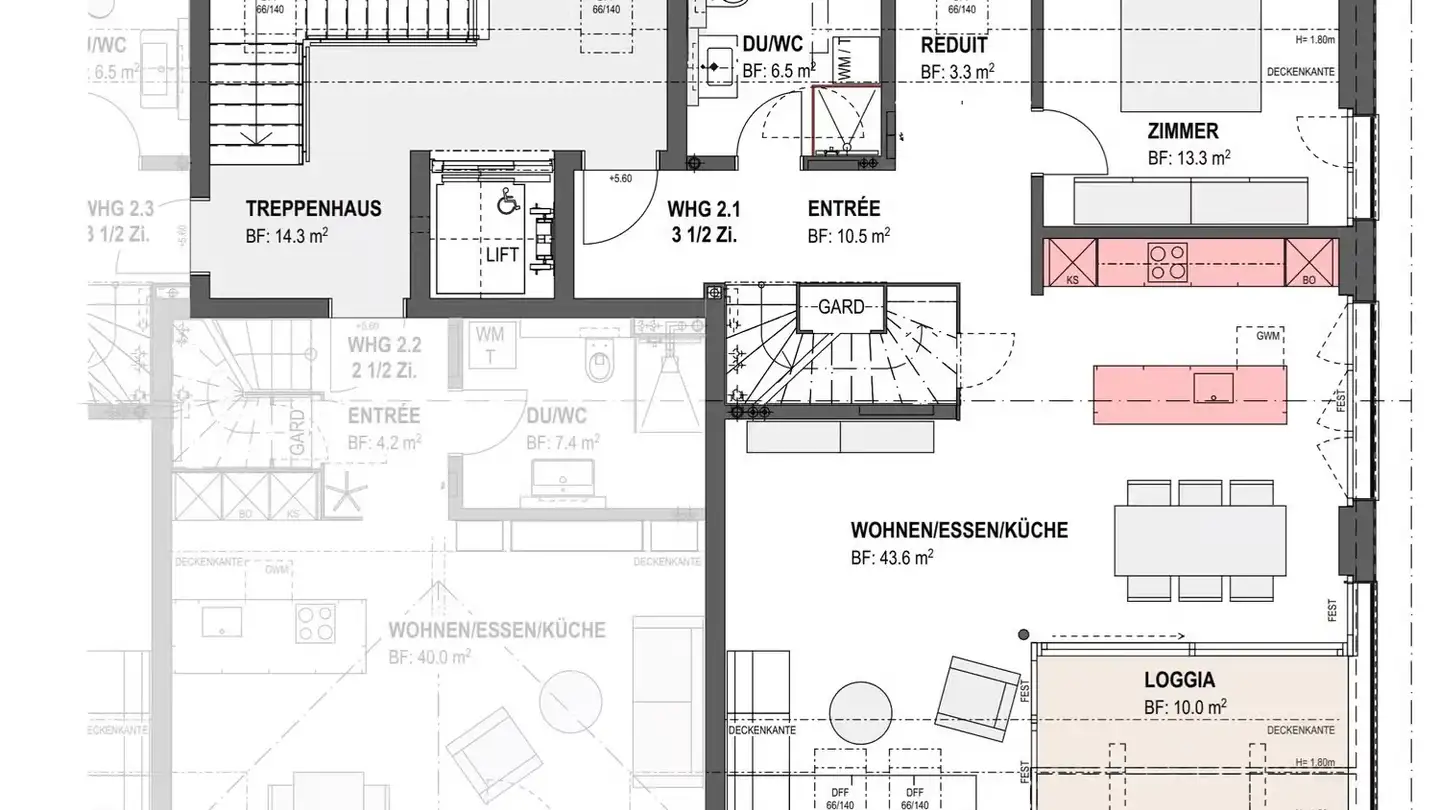 Attico in affitto - Wiesenweg 328, 8195 Wasterkingen - Foto 2