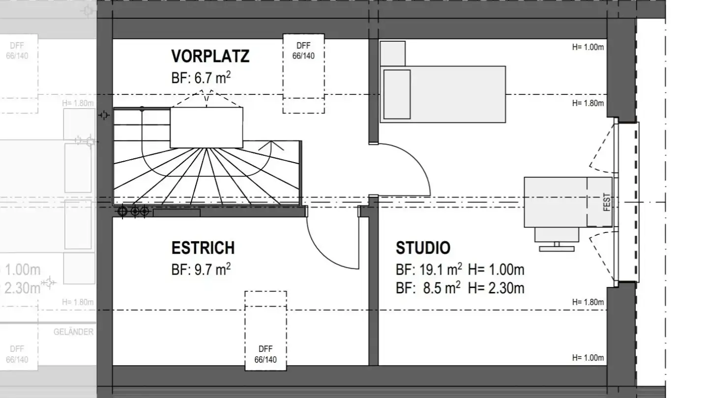Attico in affitto - Wiesenweg 328, 8195 Wasterkingen - Foto 3