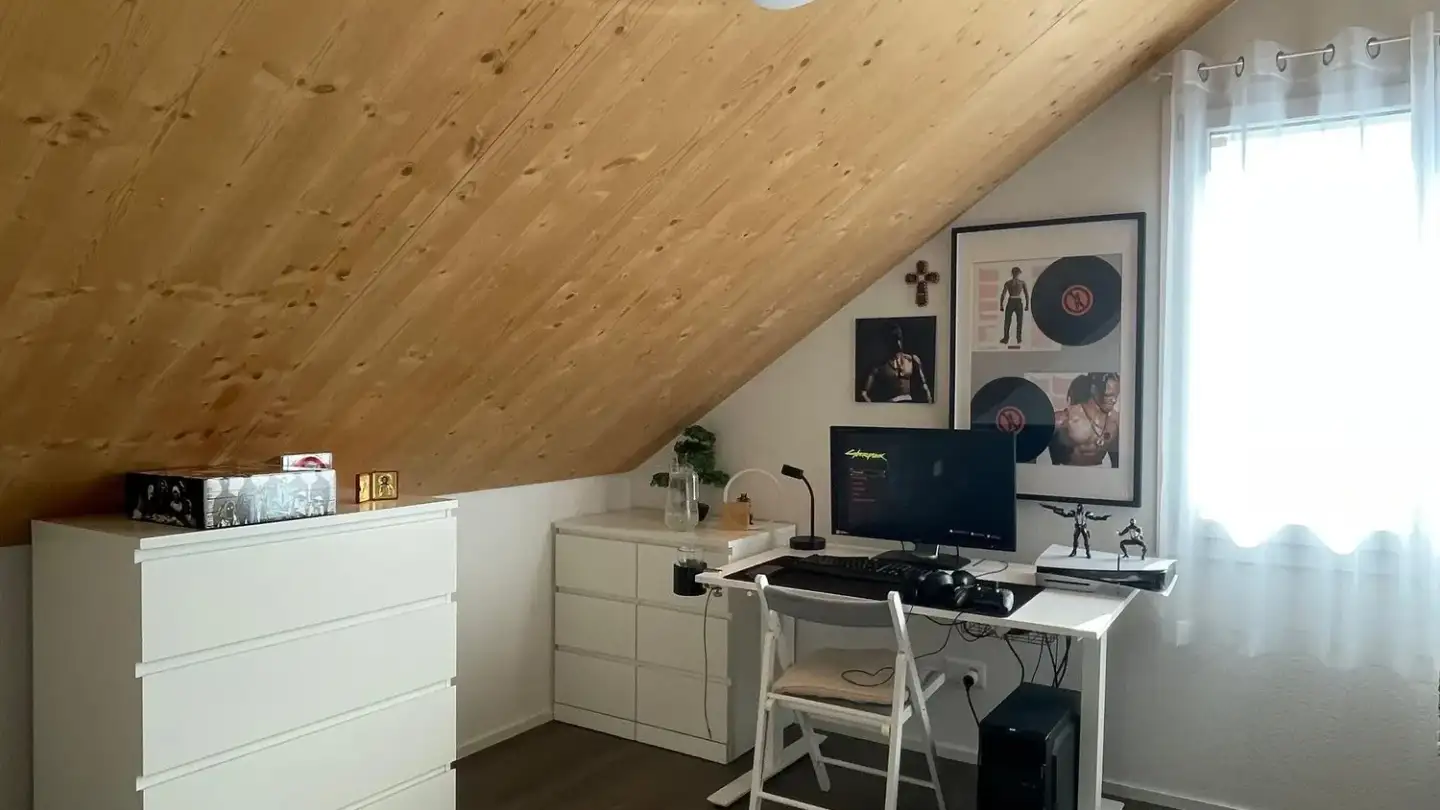 Attique à louer - Dorfstrasse 2, 8228 Beggingen - Photo 3