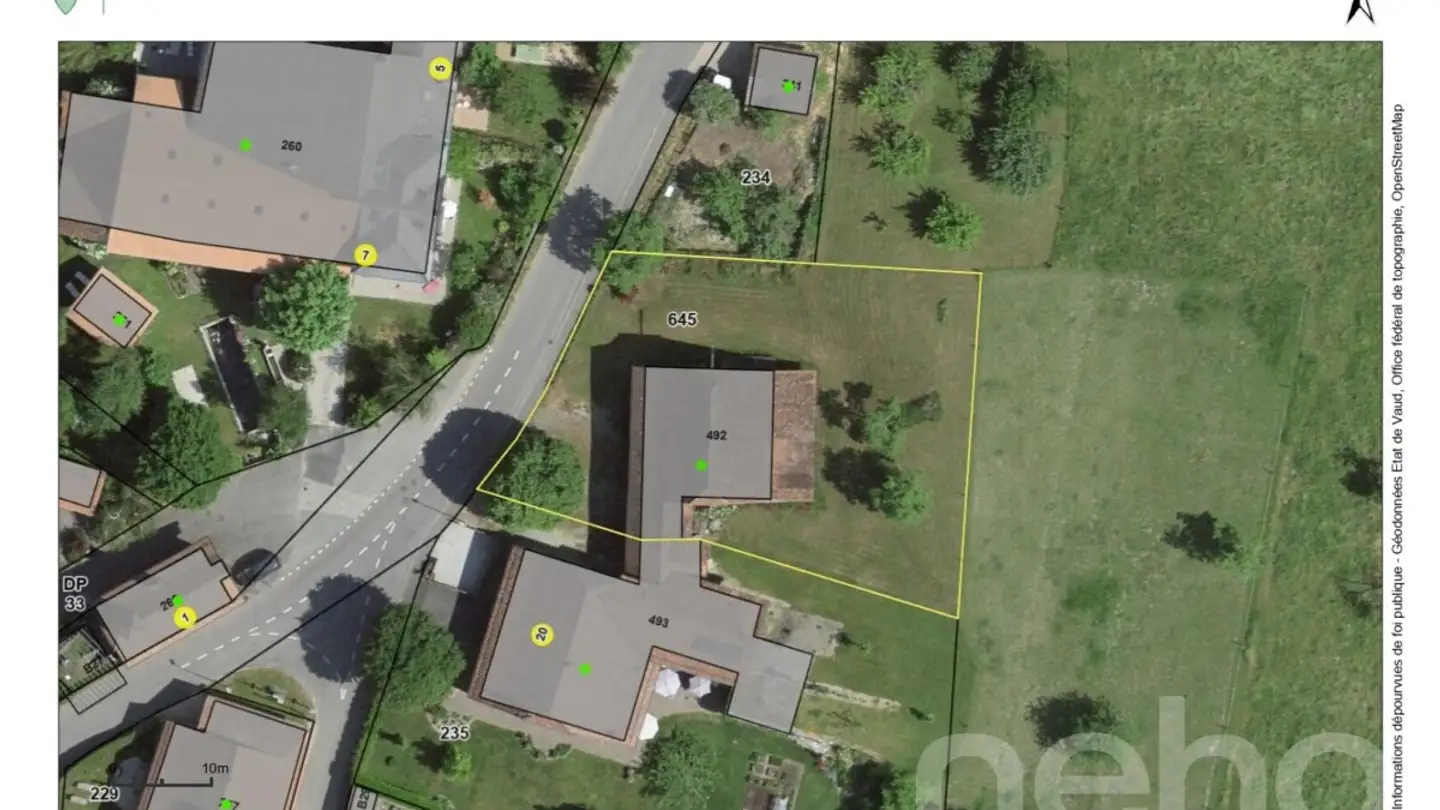 Terrain constructible à vendre - Route D'essertines, 1417 Essertines-sur-Yverdon