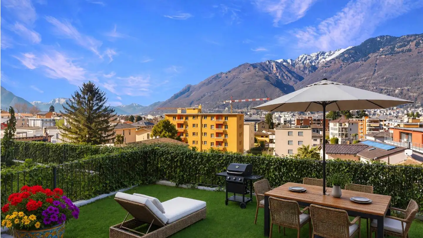 Stepped apartment for sale - Contrada Palasio 10a, 6512 Giubiasco