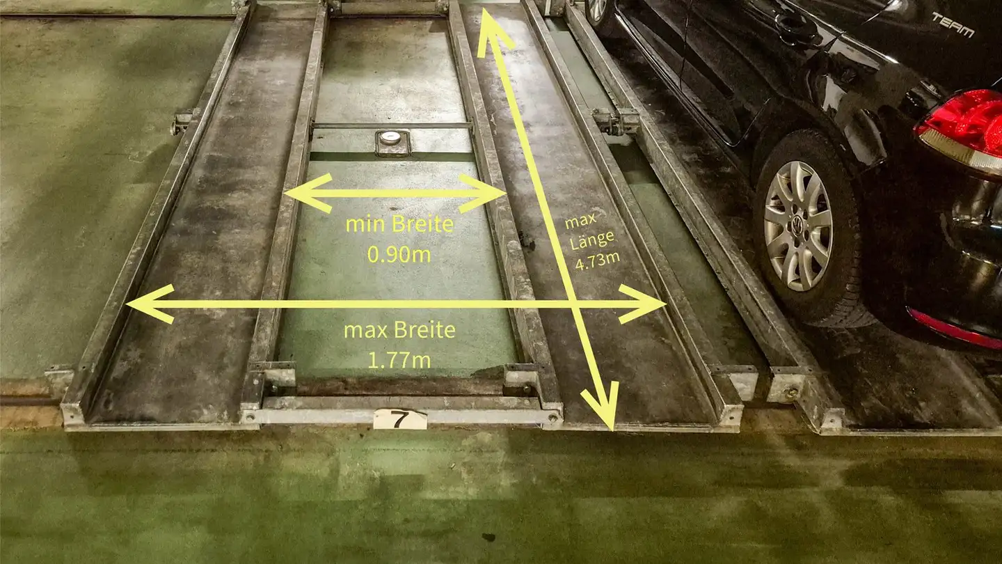 Place de parking souterraine à louer - Stadthausstrasse 14, 8400 Winterthur - Photo 4