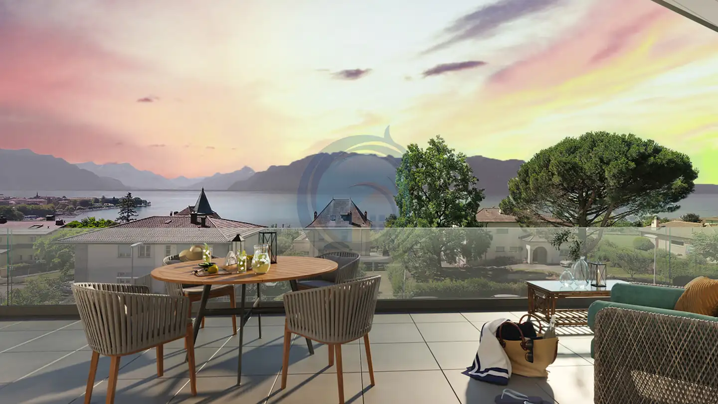 Appartement à vendre - Route Des Cerisiers 34, 1802 Corseaux - Photo 2