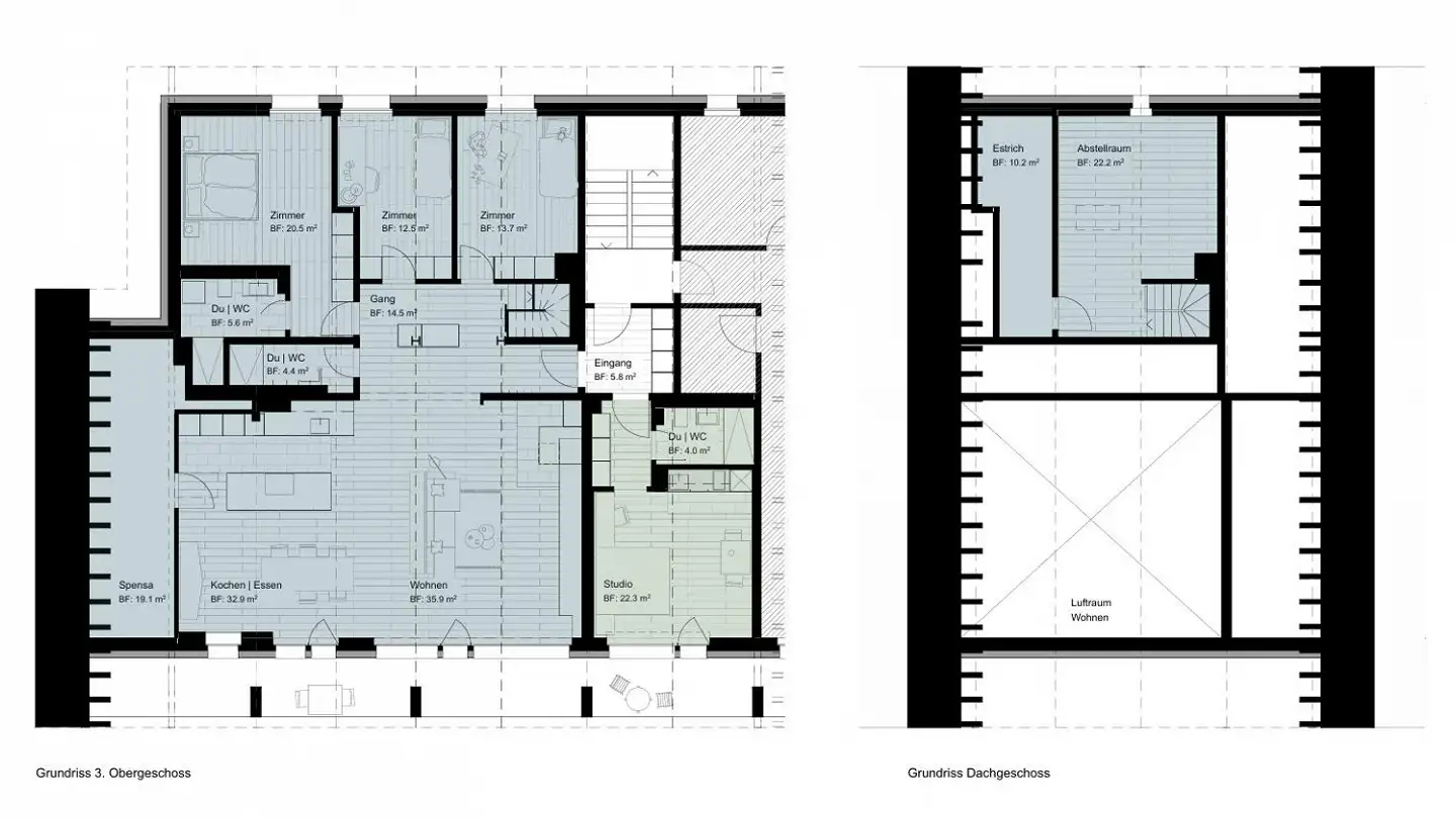 Penthouse mieten - Poststrasse 517a, 7132 Vals