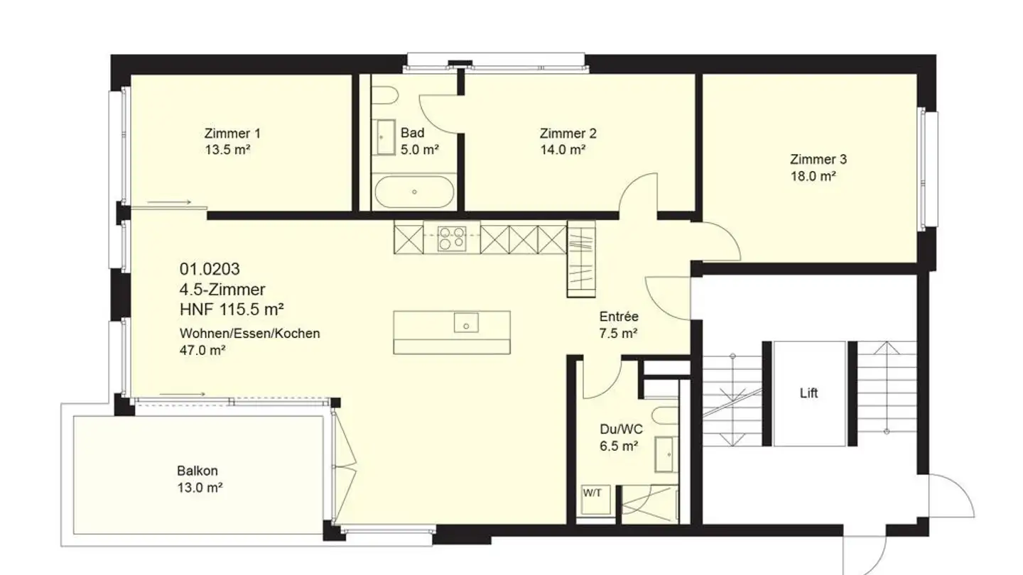 Apartment for rent - Amstutzweg 7, 6010 Kriens - Photo 2