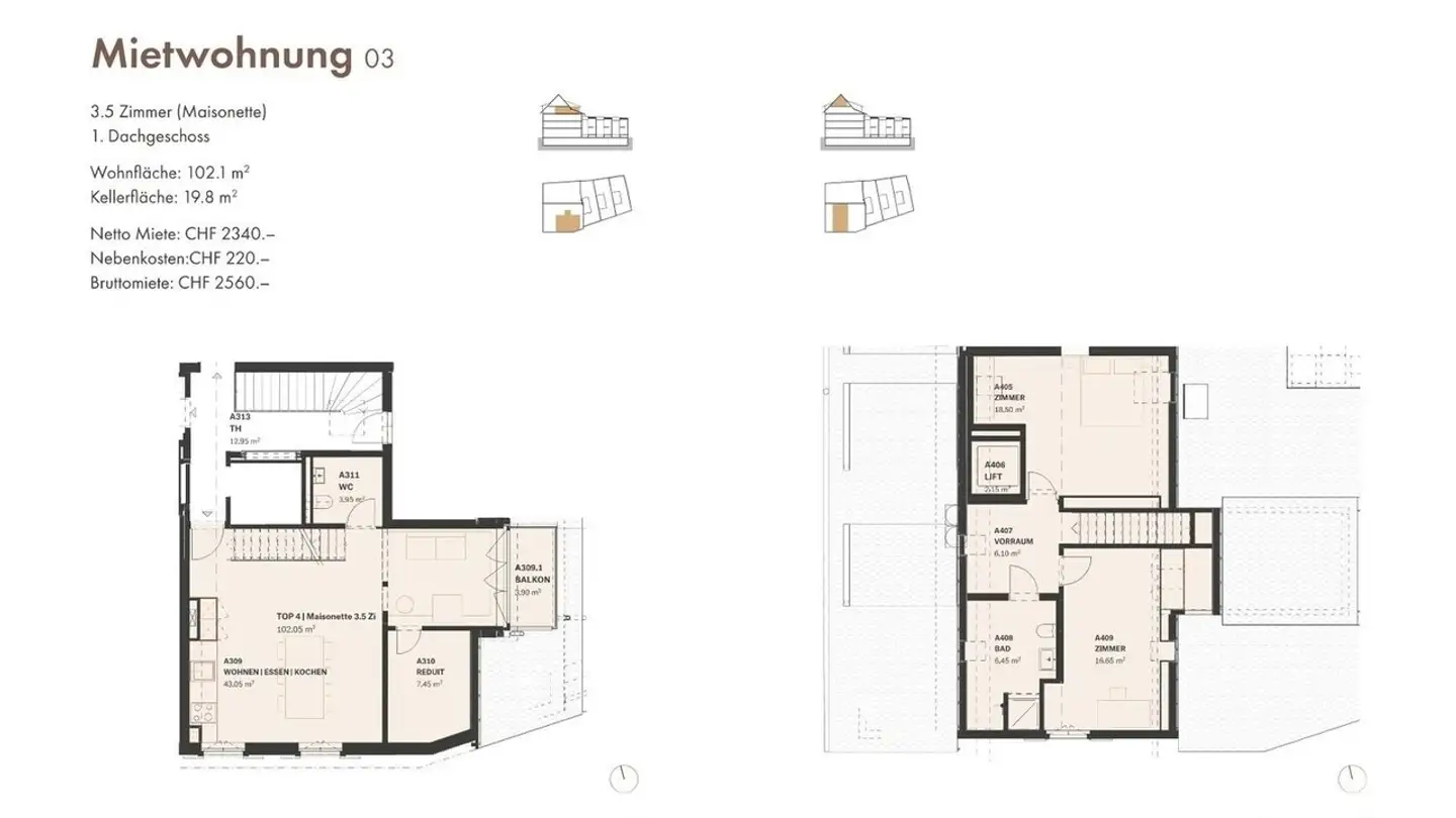 Appartamento in affitto - Baselstrasse 48, 4125 Riehen - Foto 2
