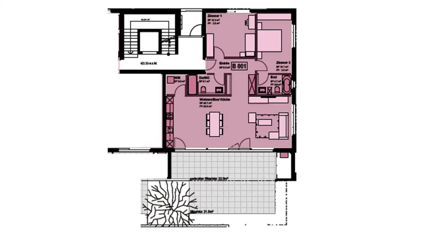 Apartment for rent - Stationsstrasse, 8274 Tägerwilen - Photo 2
