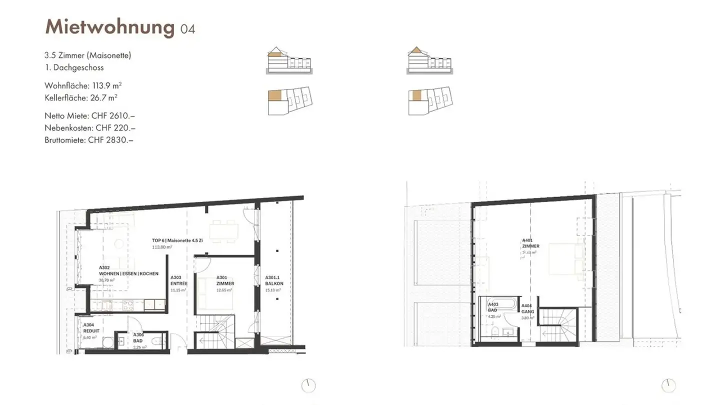 Appartamento in affitto - Baselstrasse 48, 4125 Riehen - Foto 2