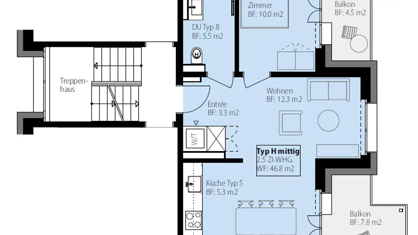 Wohnung mieten - Solibodenstrasse 25, 8180 Bülach
