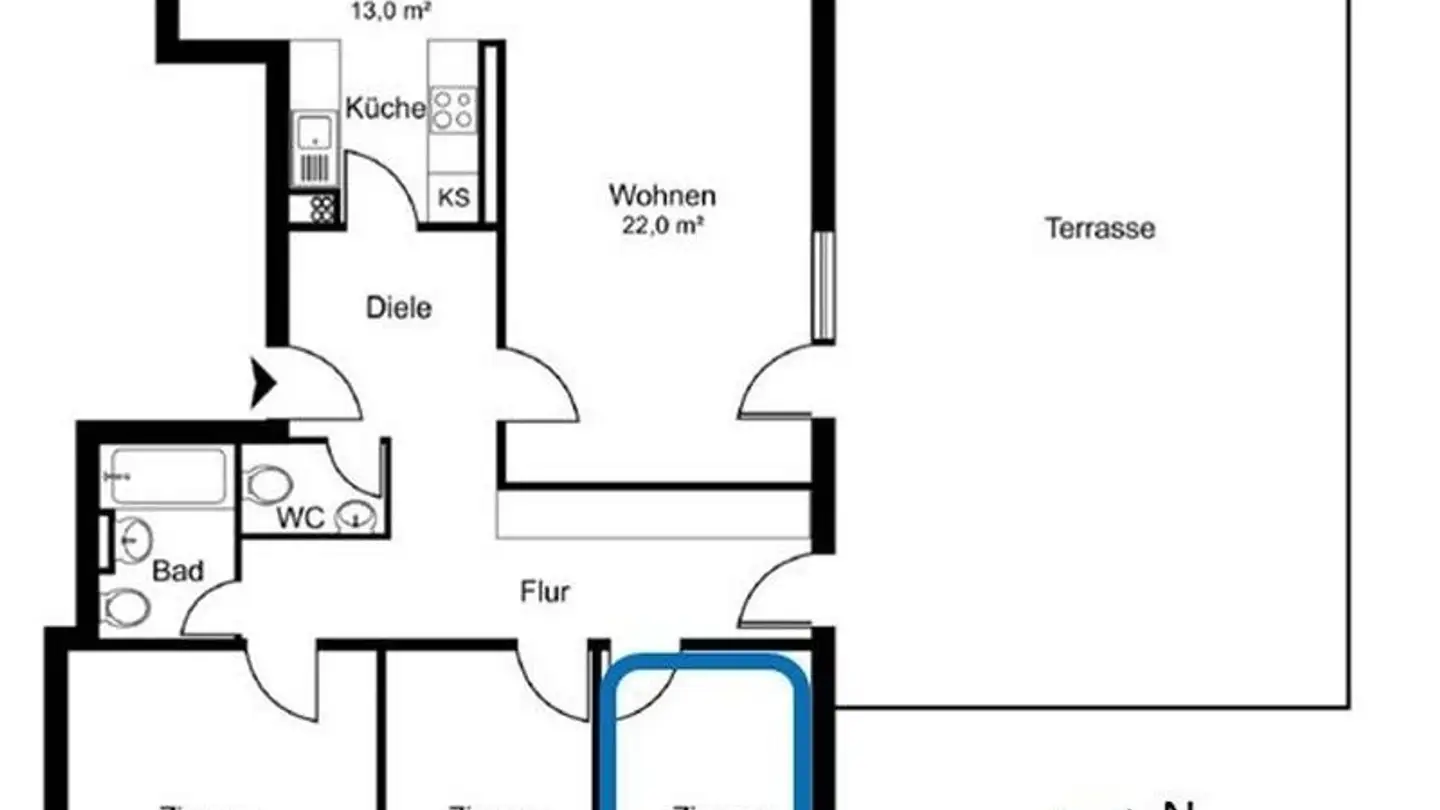 Single room for rent - 8800 Thalwil - Photo 3