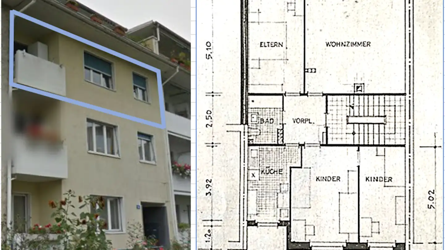 Appartement à louer - Pfirtergasse 14, 4054 Basel