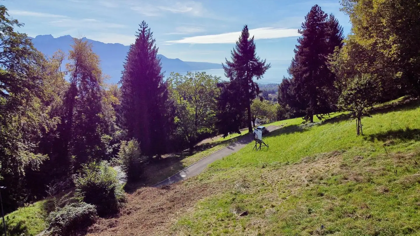 Constructible plot for sale - 1807 Blonay