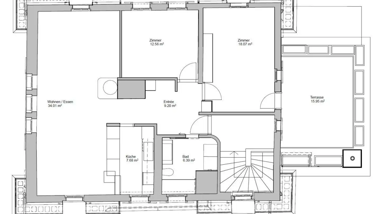 Penthouse for rent - Zürcherstrasse 7, 8245 Feuerthalen - Photo 3