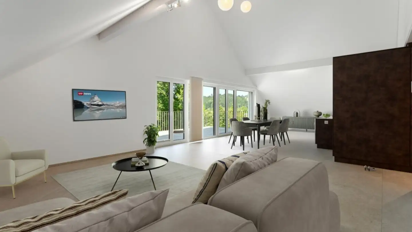 Attic flat for sale - Kurhausstrasse, 8374 Dussnang - Photo 2