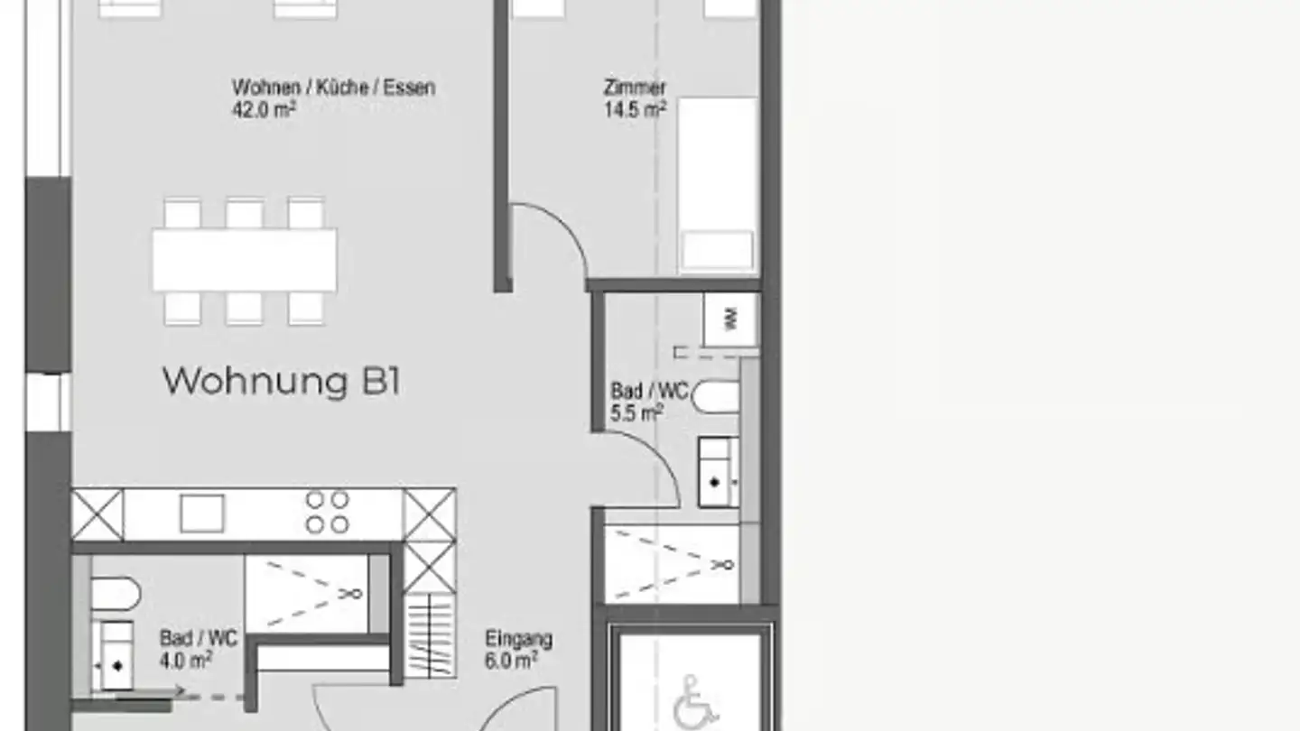 Appartamento in affitto - Dorfstrasse 68, 3706 Leissigen - Foto 2
